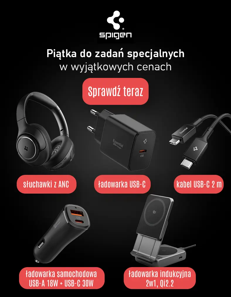 Odkryj akcesoria Spigen, teraz taniej!