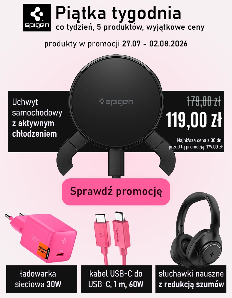 5 produktów marki Spigen w wyjątkowych cenach