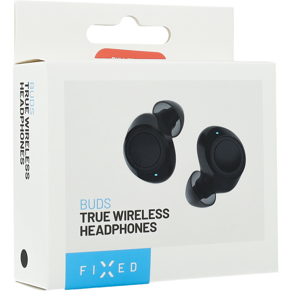 Fixed Buds, dźwięk bez przewodów sportowa ergonomia Bluetooth 5.3 zestaw, czarne